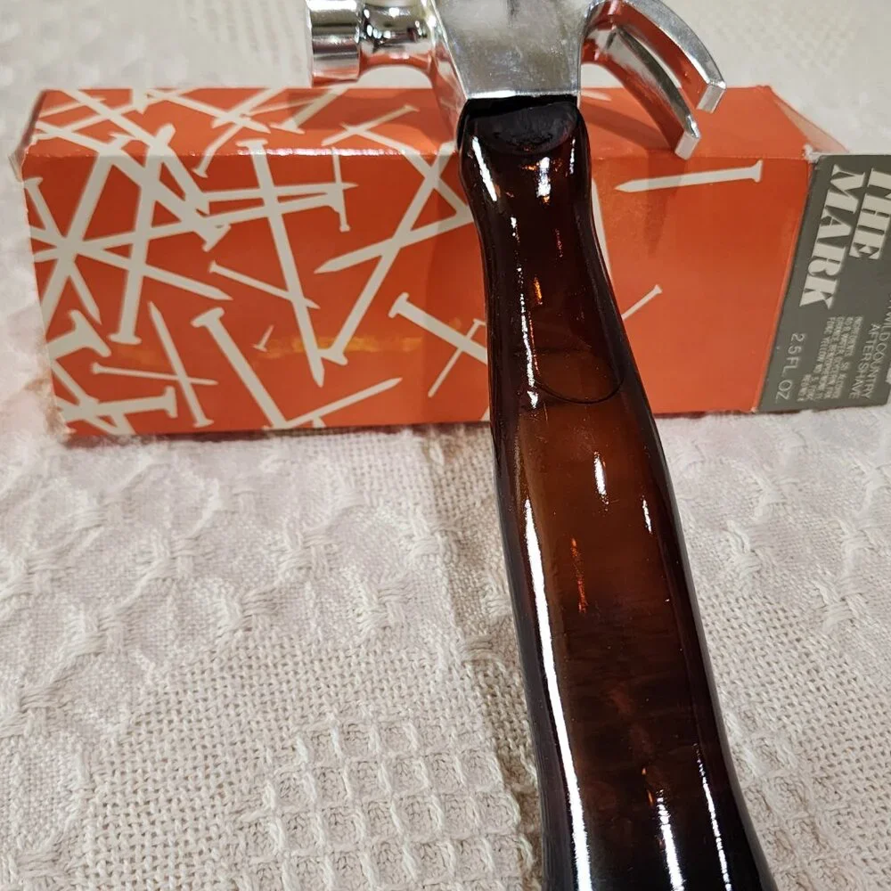 Vintage Avon ON THE MARK HAMMER Bottle Decanter Wild Country Original Box